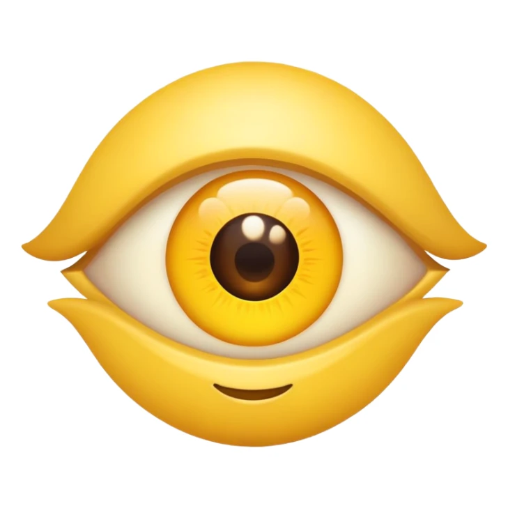 Yellow hearts in eye "😍" sticker