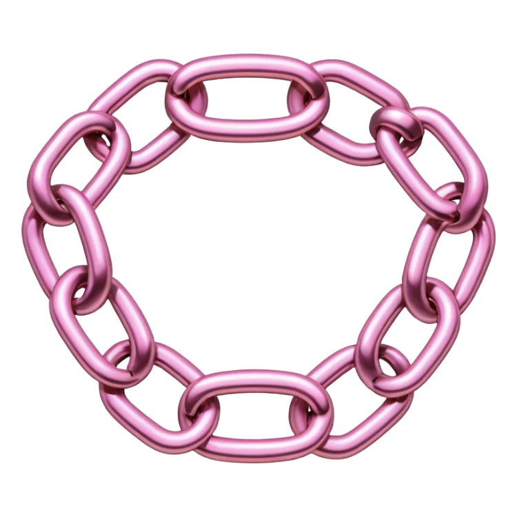 pink chain icon sticker