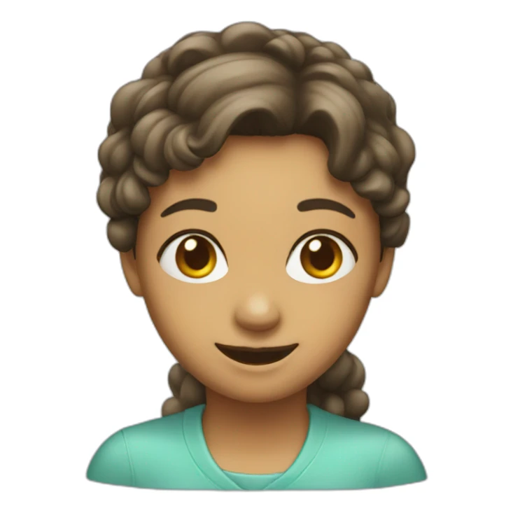 woman smile gummy sticker