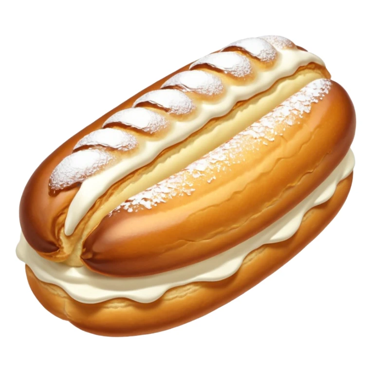 estonian round eclair sticker