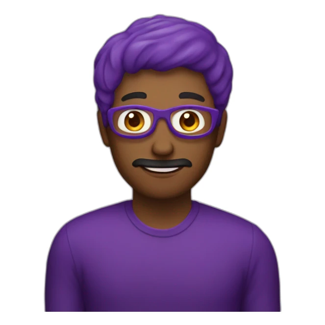 Une main qui secoue une aubergine sticker