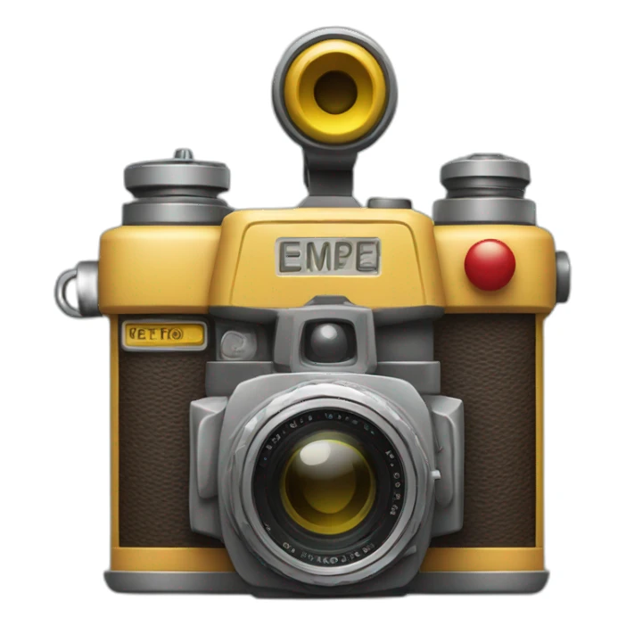 Film camera shop named Retroplace sticker