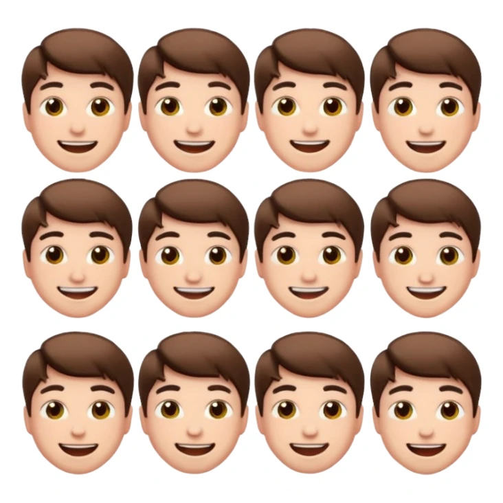 Make a emojis of mr beast face sticker