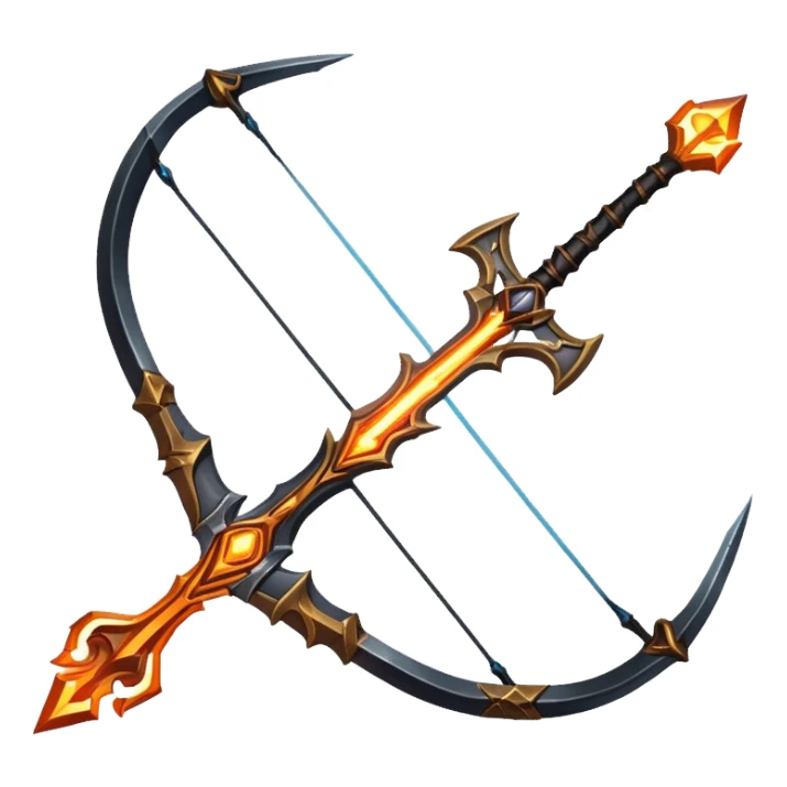 Powerful bow weapon from Path of Exile 2 sticker