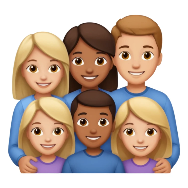 5 Siblings sticker