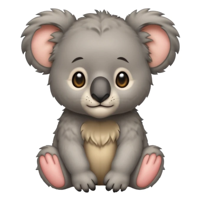 Half koala bear and half lion baby 🐨🦁 sticker