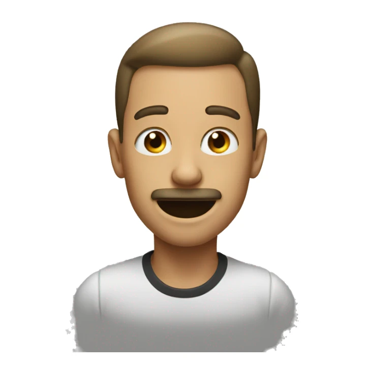 guy with tongue sticker