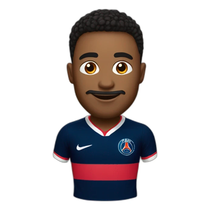 Un caca avec le maillot du PSG sticker