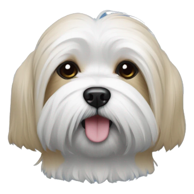 Lhasa apso head inside the adirondack park blue line sticker