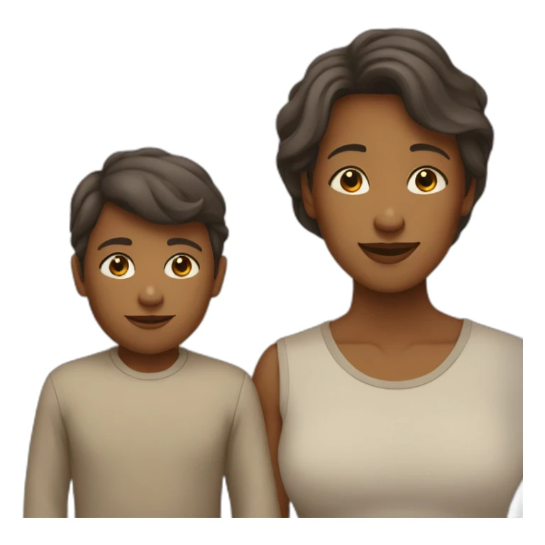 une maman qui gronde son fils sticker