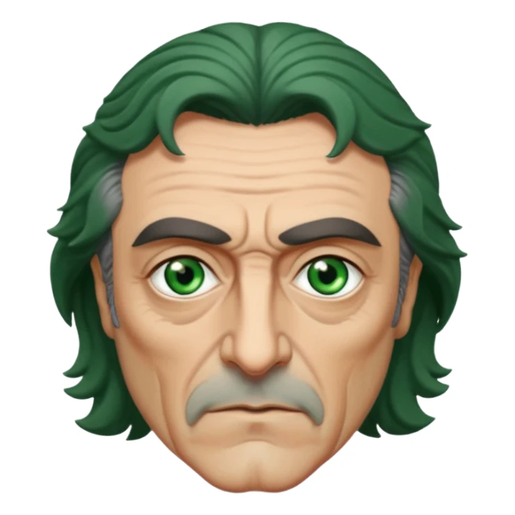 Ian McShane with green eyes sticker