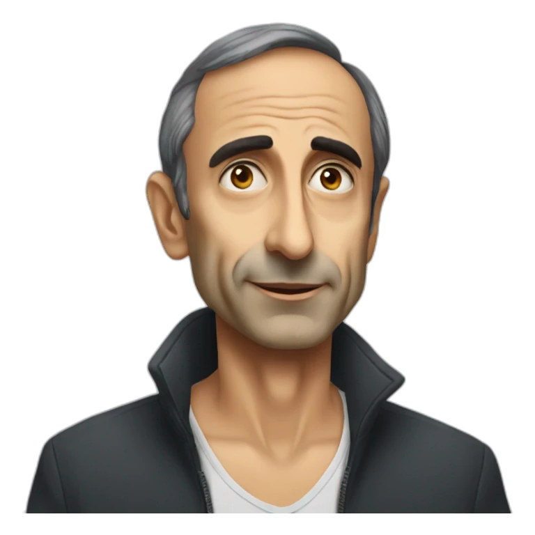 Eric Zemmour avec un voile sticker