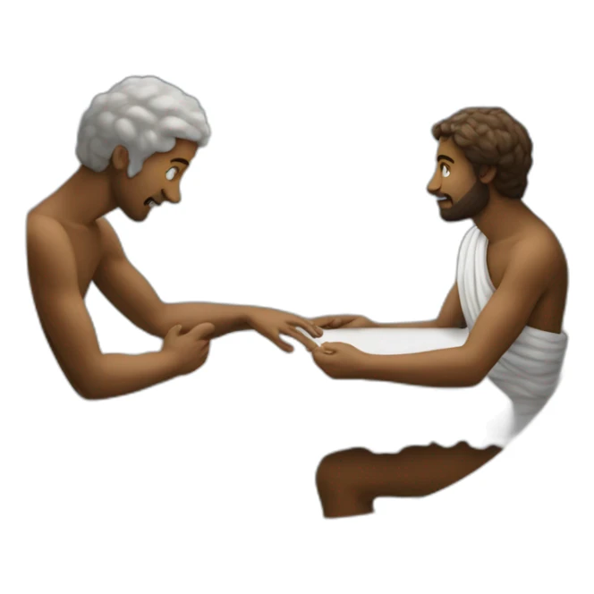 The creation of Adam sticker