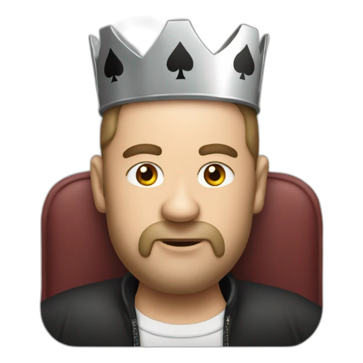 Poker king sticker