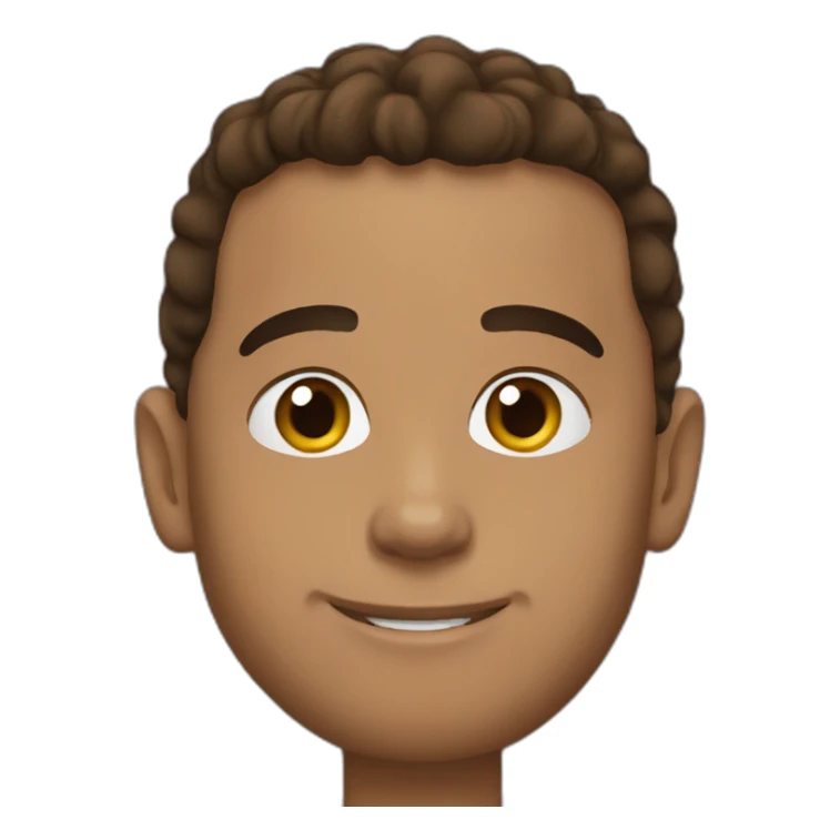 Lewis Hamilton With brown hair sticker