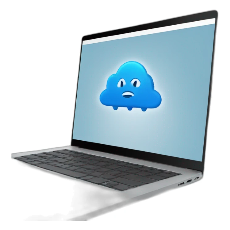 laptop whith the word connect in blue sticker