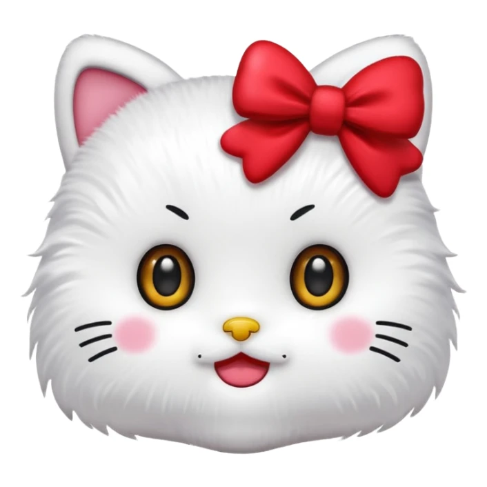 Hello kitty kawai emoji sticker