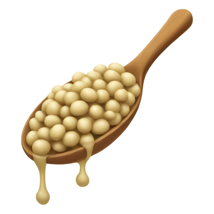 a spoonful of soybean sticker