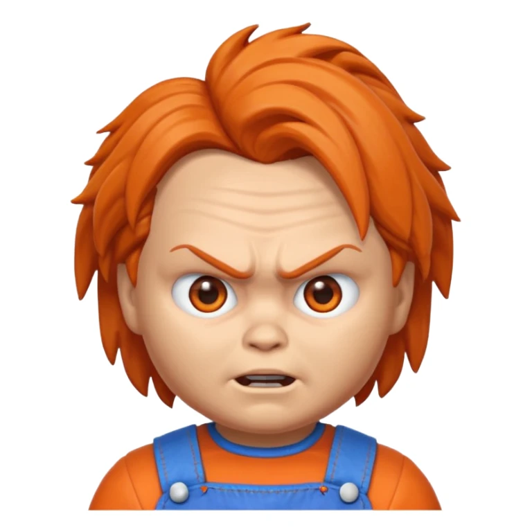 Un emojin de chuky sticker