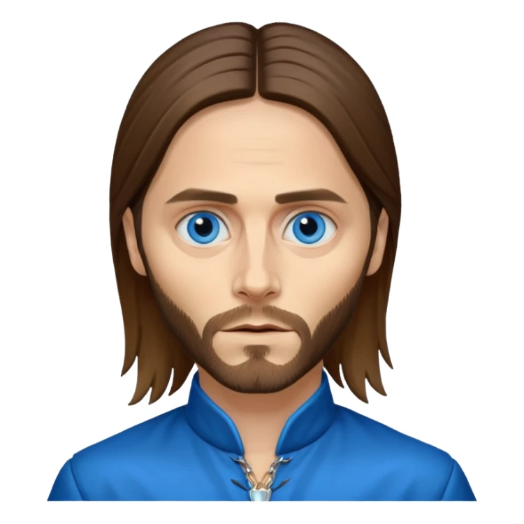 Jared Leto with blue eyes sticker
