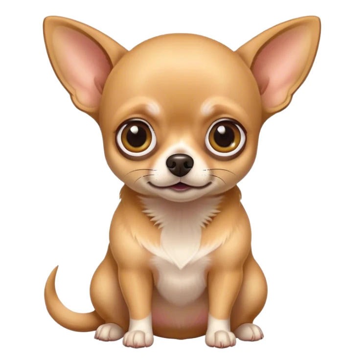 Chihuahua with huge eyes sticker