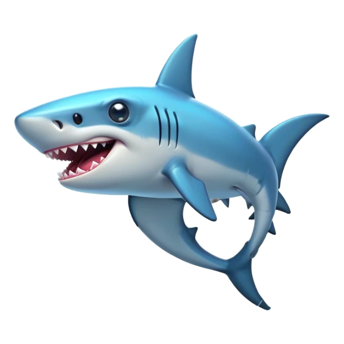 Cinematic Comical Hammerhead Shark Portrait Emoji, Head tilted dramatically with an exaggeratedly shocked expression, featuring its iconic wide-set eyes on a distinct hammer-shaped head, a sleek body with comically expressive fins, and a quirky, animated demeanor, Simplified yet hilariously expressive features, highly detailed, glowing with a slightly sassy oceanic glow, high shine, dramatic yet playful, stylized with an air of cheeky marine mischief, soft glowing outline, capturing the essence of a meme-worthy hammerhead that looks ready to side-eye its way into viral fame! sticker