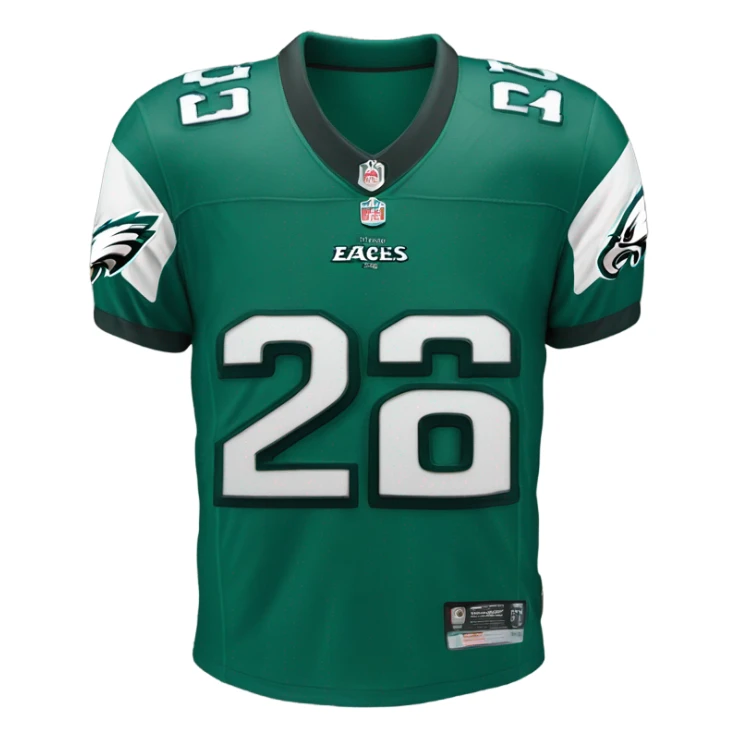 Philadelphia eagles Kelly green #26 sticker