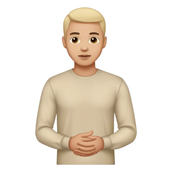 man standing full body long sleeve shirt sticker