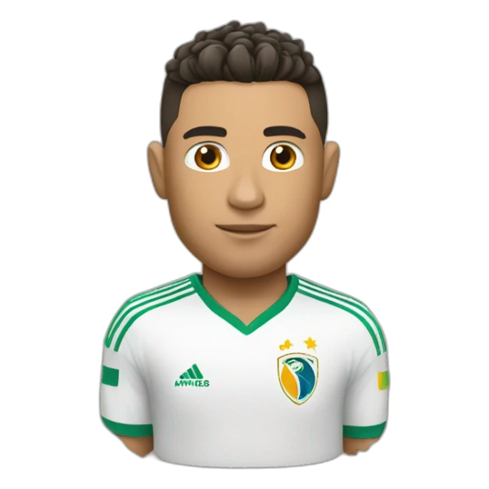 Ronaldo avec une coupe du monde sticker