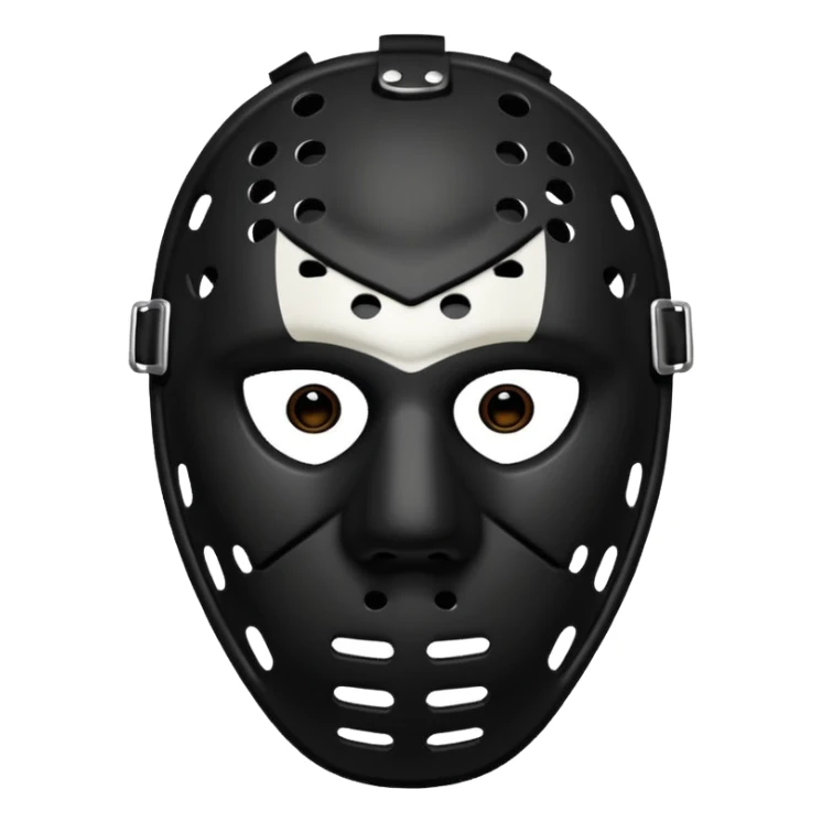 Masque de hockey de kanye west  sticker