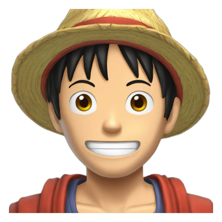 Luffy qui court sticker