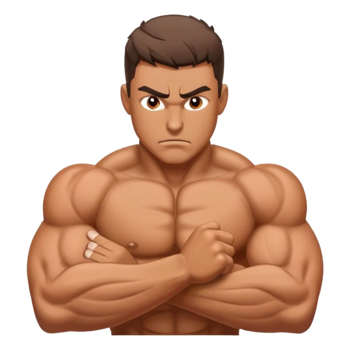 León músculos guerrero lucha  sticker