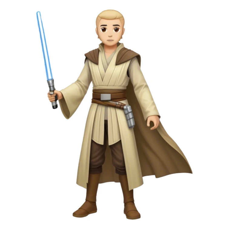 Jedi outfit fullbody sticker