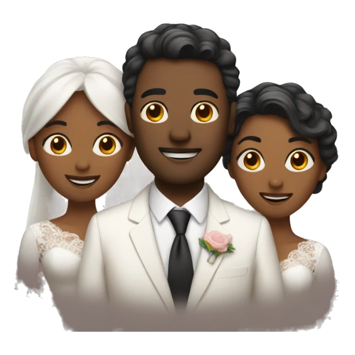 A man married to two women sticker