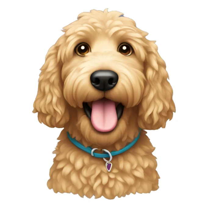 Golden doodle sticker