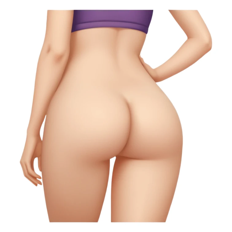 Femme blanche fesse  sticker