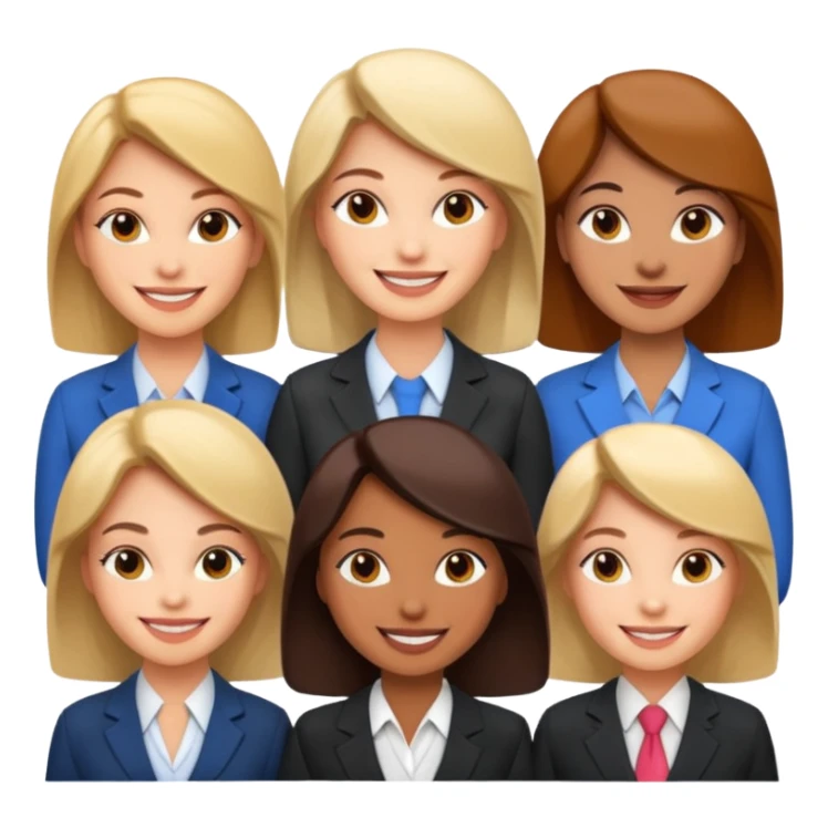 Business women sticker