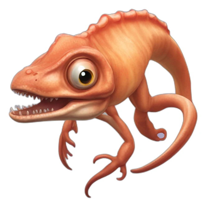 tyrannosaurus rex squid sticker