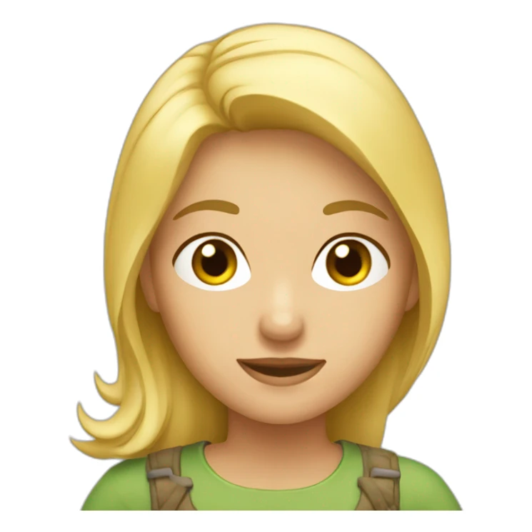 Mujer rubia cincuenta años sticker