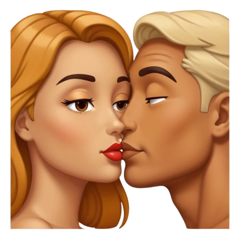 Gay kiss sticker