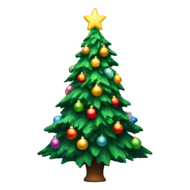 aesthetic christmas tree sticker