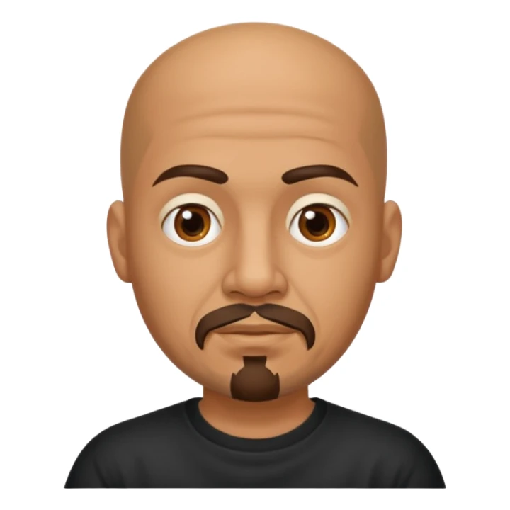 bald mexican cholo sticker