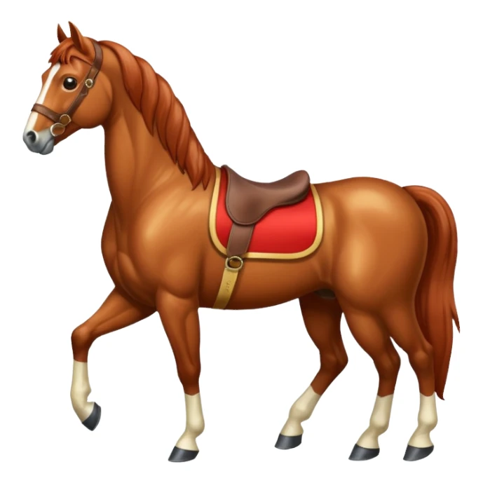artist horse full body sticker