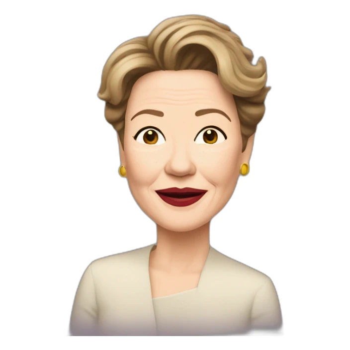 annette bening cartoon sticker