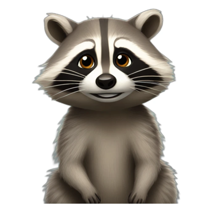Raccoon like Jodel sticker