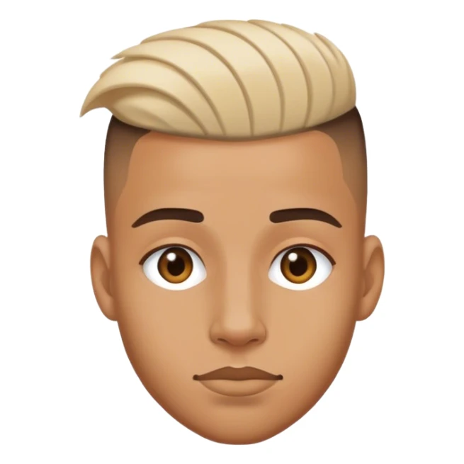 Me with a high top fade sticker