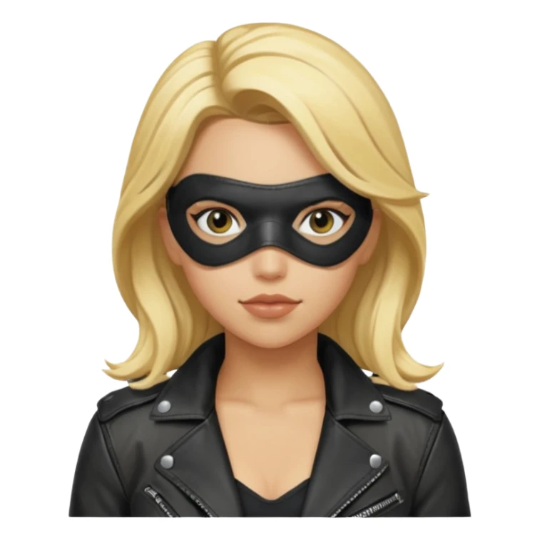 black canary with eye mask sticker
