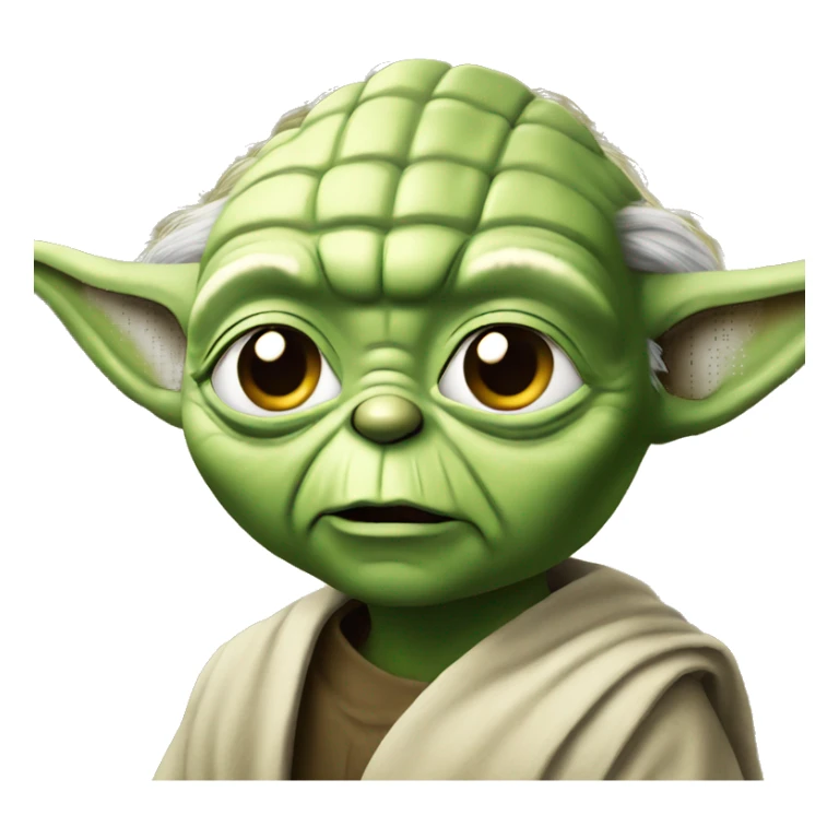 Yoda fait un feuk  sticker