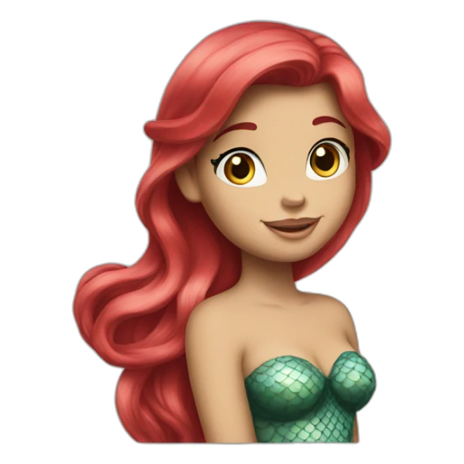 Little mermaid ariel sticker
