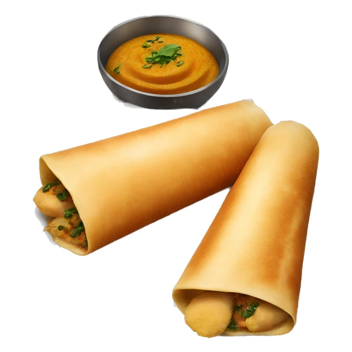 south Indian masala dosa sticker
